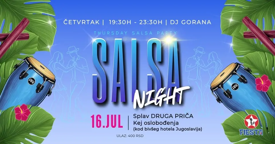 SALSA Night - Splav DRUGA PRIČA