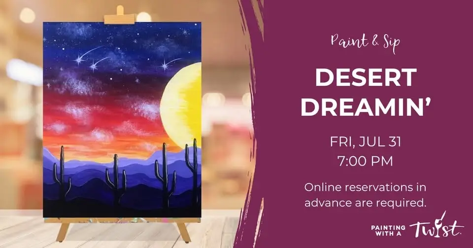 Paint & Sip - Desert Dreamin'
