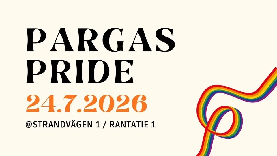 Pargas Pride Parainen - 24.7.2026 🌈