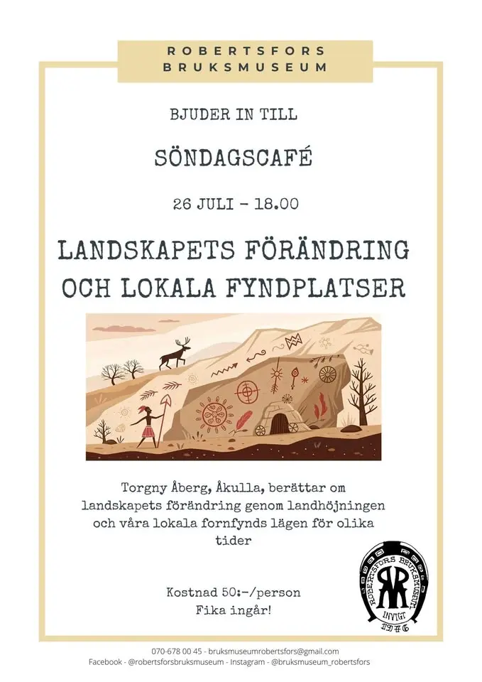 Landskapets förändring och lokala fyndplatser