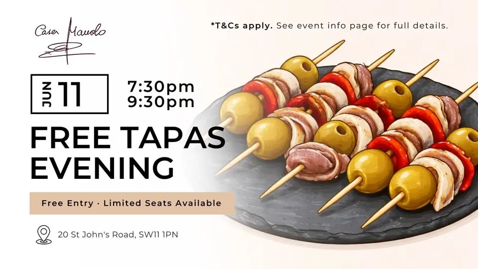 Free Tapas Evening · Clapham Junction