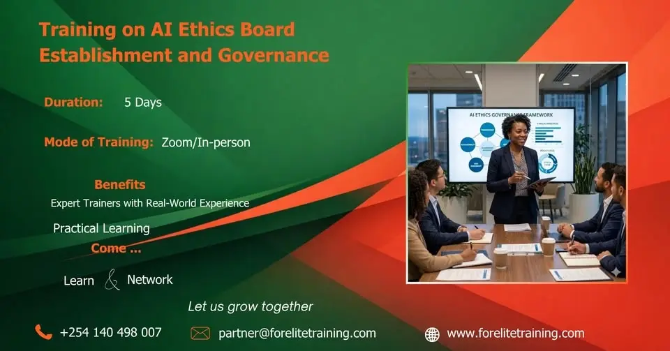 Training on AI Ethics Board Establishment and Governance