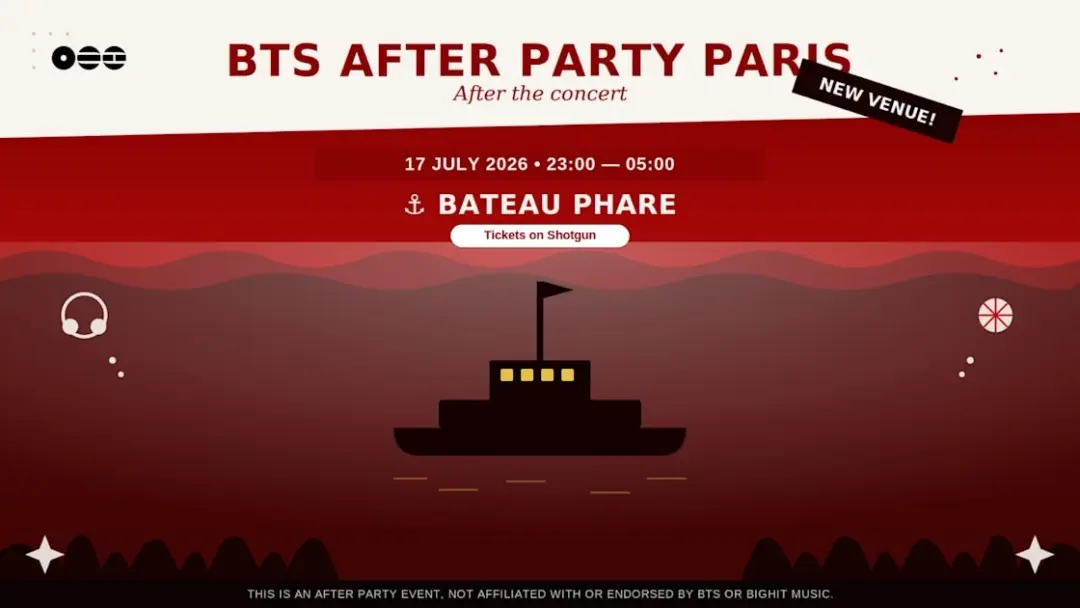 Bts After Party @Bateau Phare