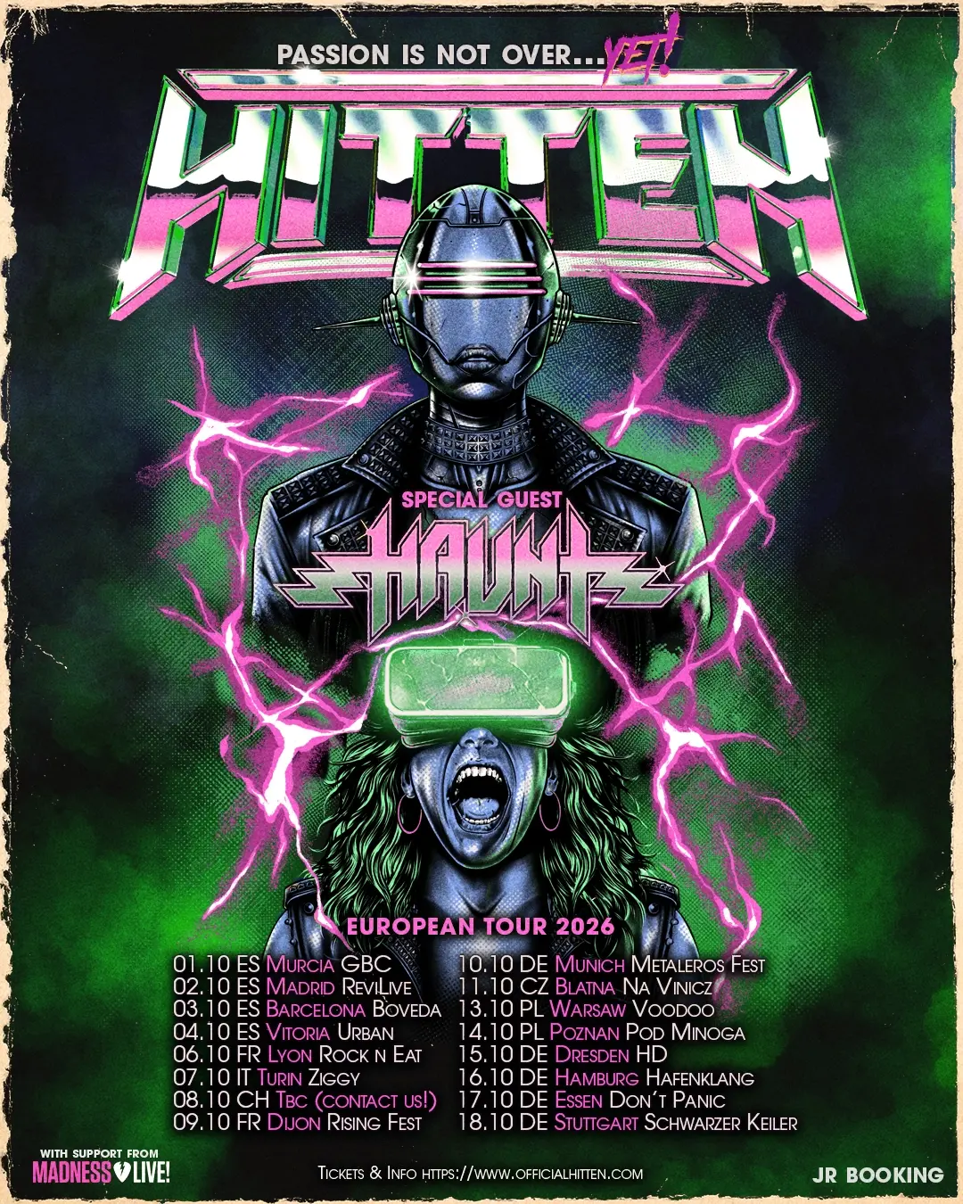 HITTEN (ESP), HAUNT (USA) // Thrash Nightmare Afterparty