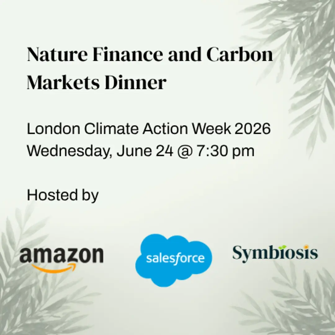 Nature Finance and Carbon Markets Dinner at LCAW