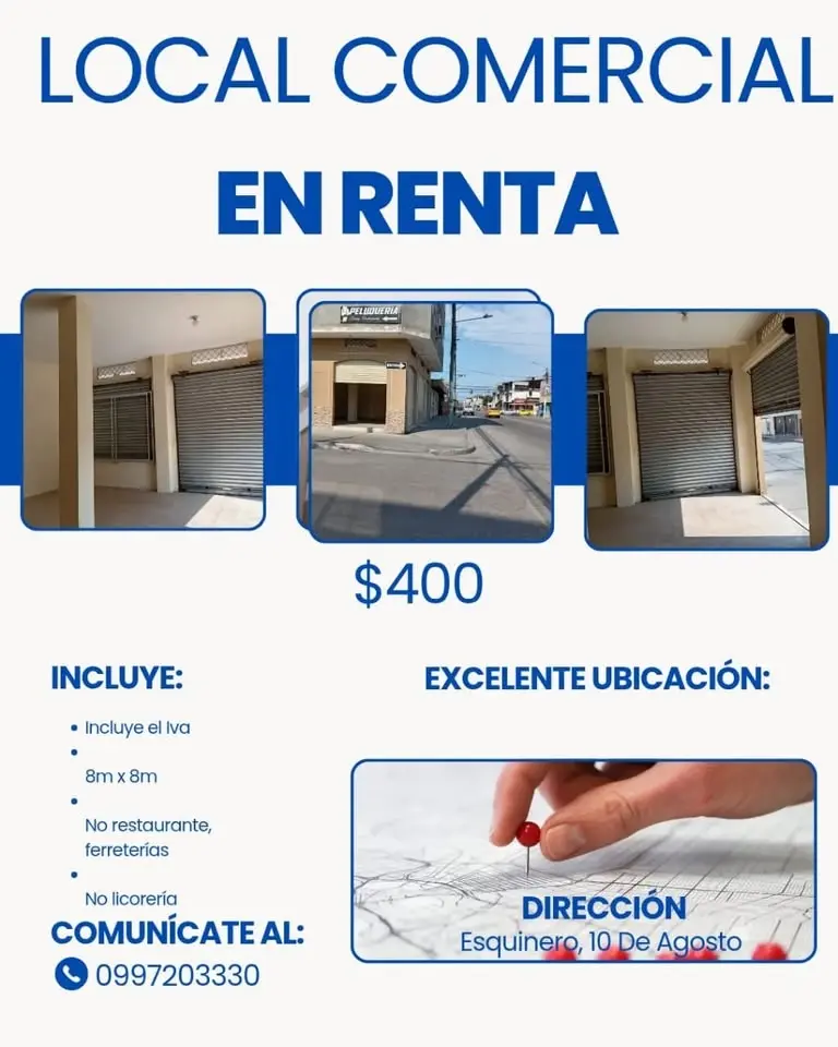 local comercial esquinero 