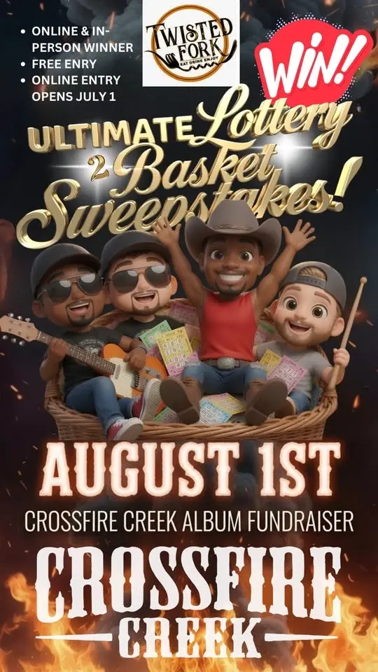 The Twisted Fork | Crossfire Creek LOTTERY SWEEPSTAKES Event