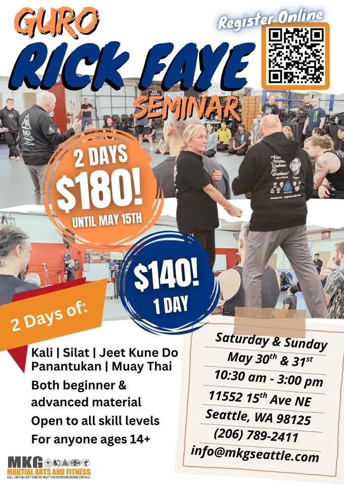 Guro Rick Faye Seminar - May 30th & 31st, 2026