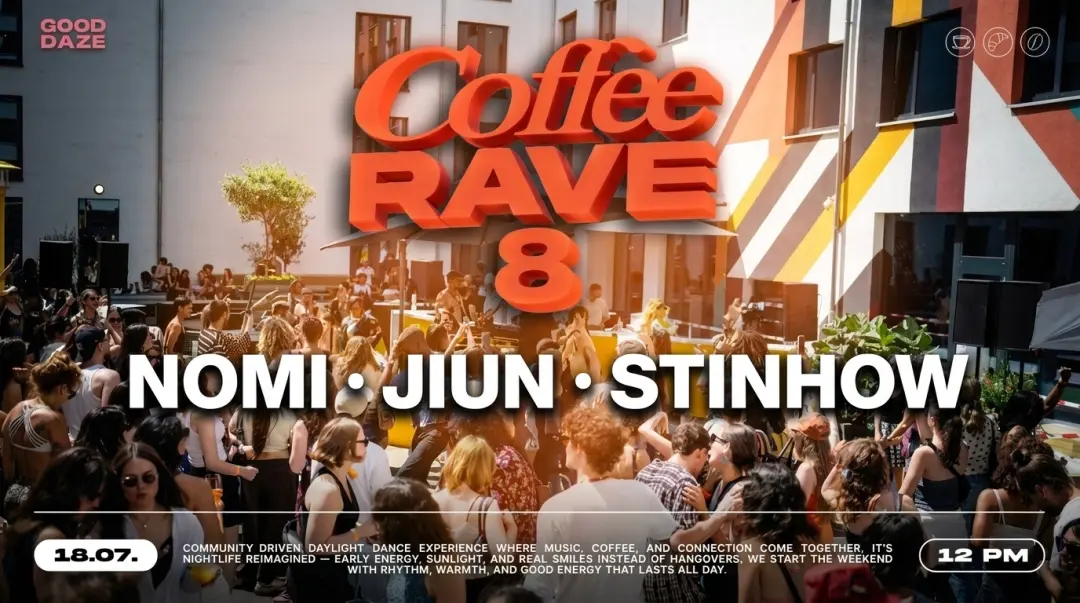 COFFEE RAVE 8 – Dance, Espresso & Daylight Energy