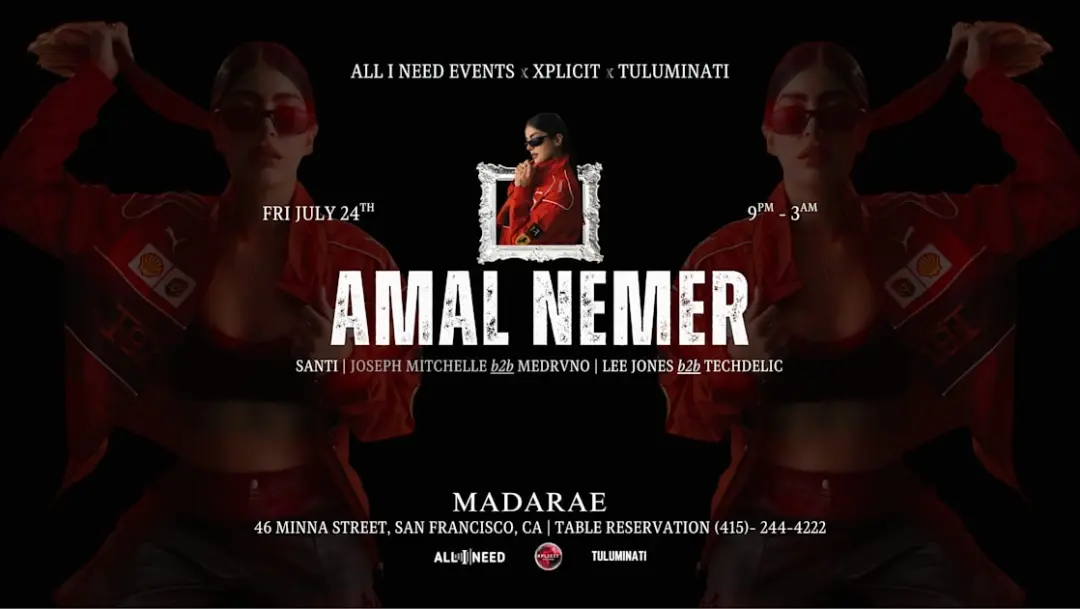 Amal Nemer (Nervous Records - Hurry Up Slowly) At Madarae