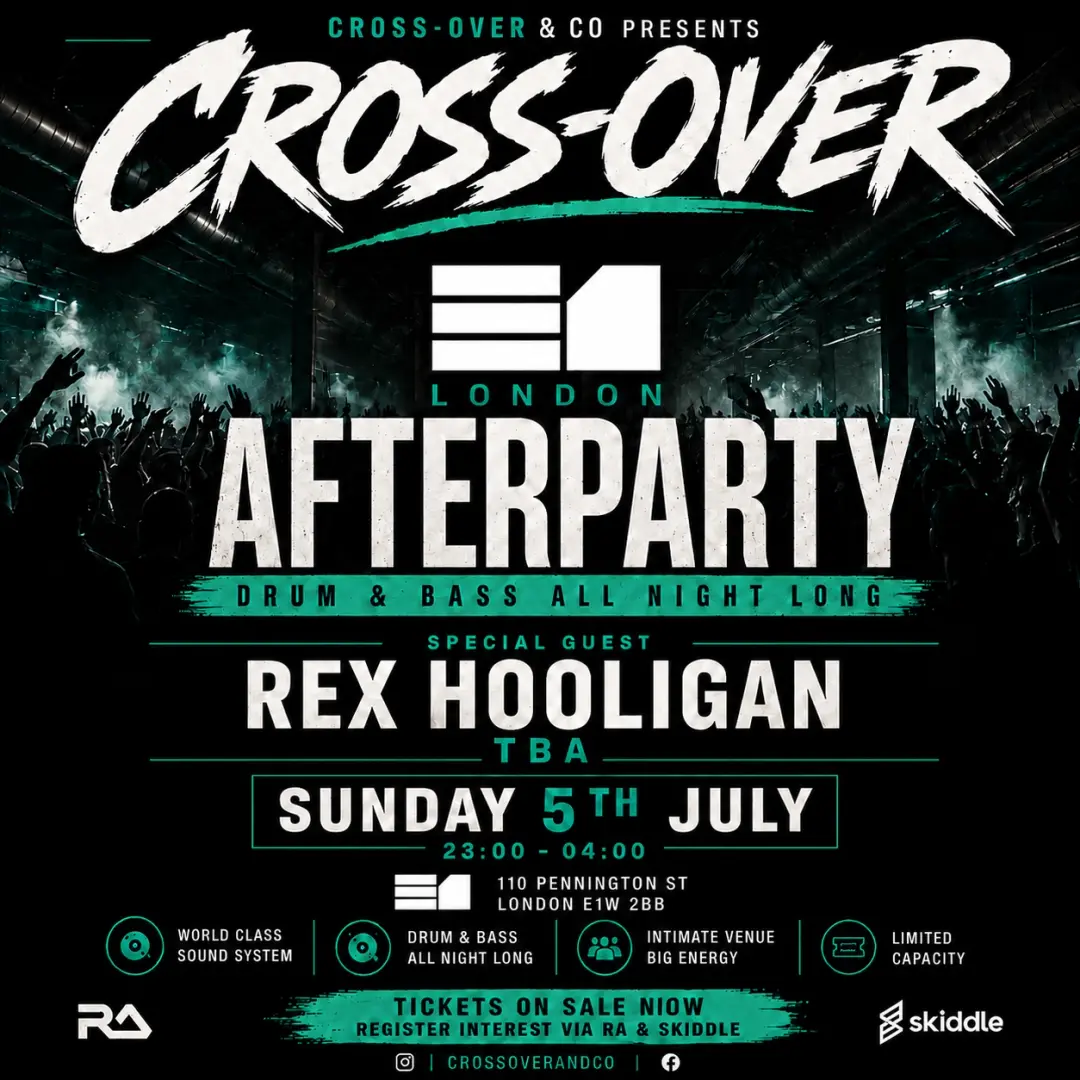 [CANCELLED] Cross-Over & Co presents Afterparty ft Rex Hooligan