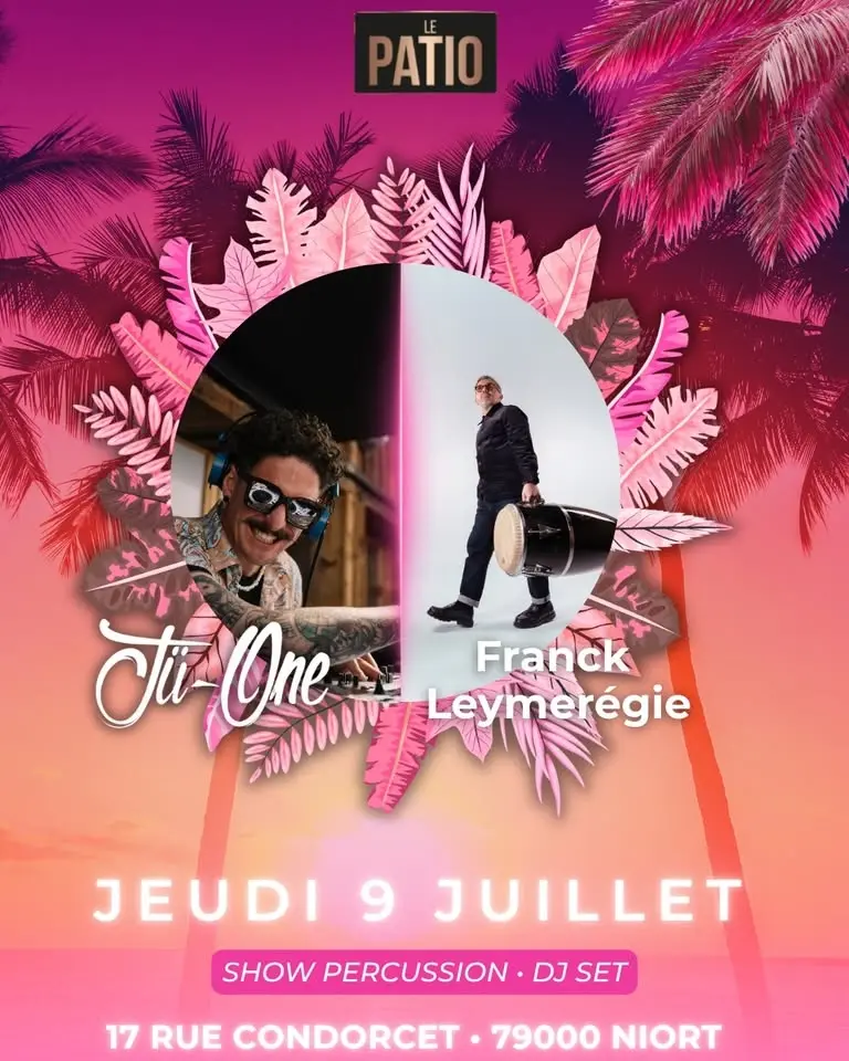 🎧 Ju-One & Franck Leymerégie @ Le Patio + diffusion du match