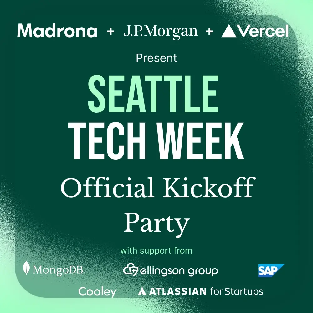 STW Official Kickoff Party Presented by Madrona, JPMorgan, & Vercel