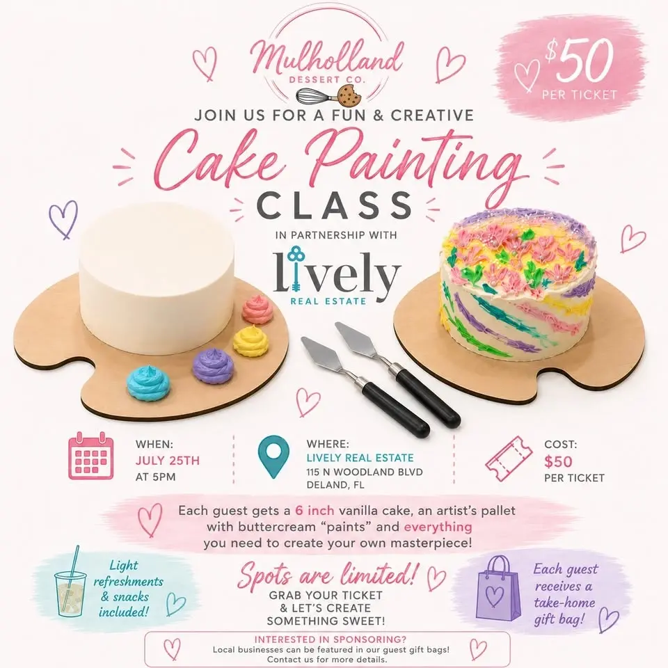 Cake painting class