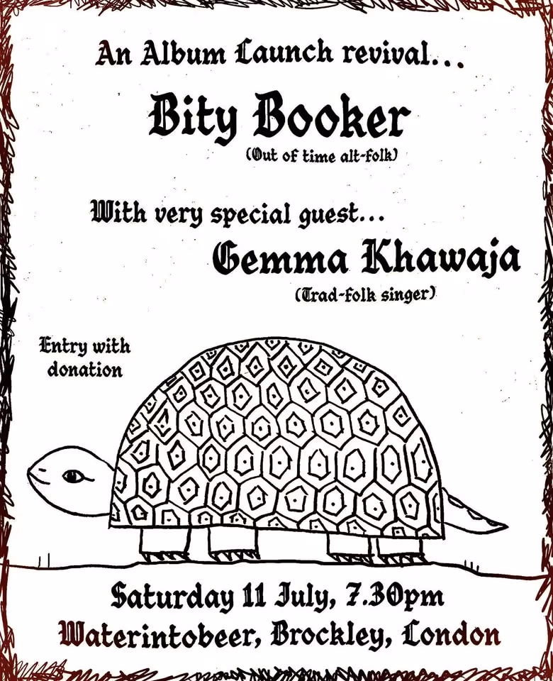 Album Launch Revival: Bity Booker with special guest Gemma Khawaja at Waterintobeer