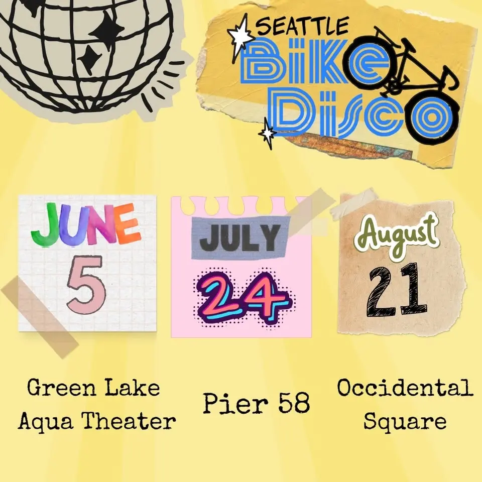 Monthly Bike & Dance Party !69! - Start at Green Lake Aqua Theater