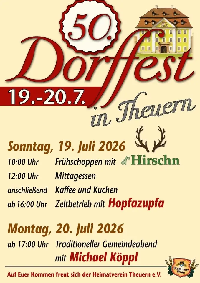 50. Dorffest in Theuern