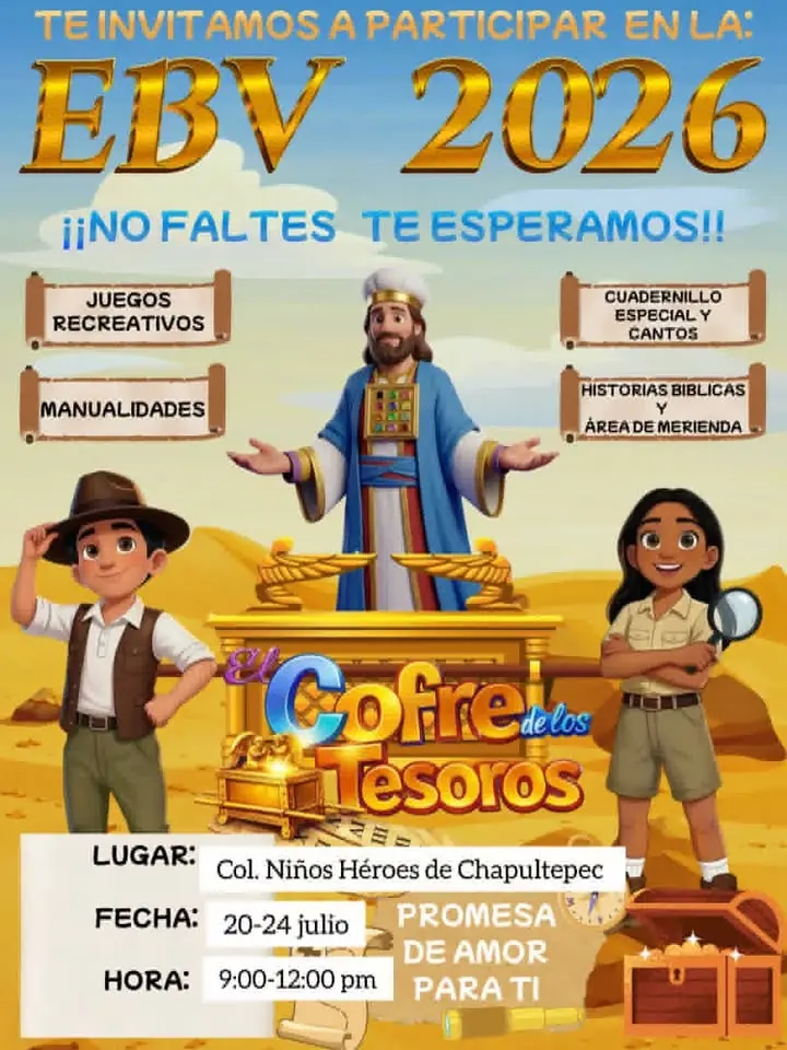 Escuela Bíblica de Vacaciones.
