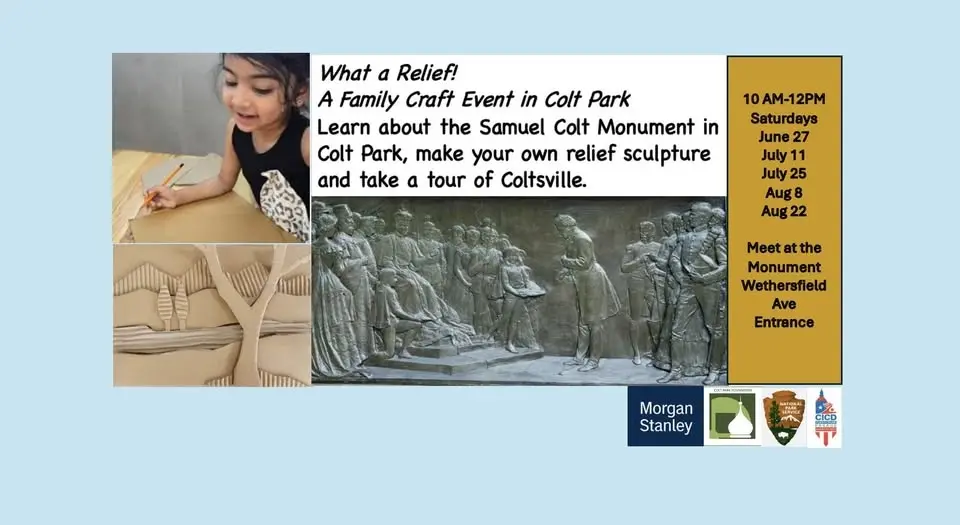 What a relief! A Family Craft Event at the Sam Colt Memorial