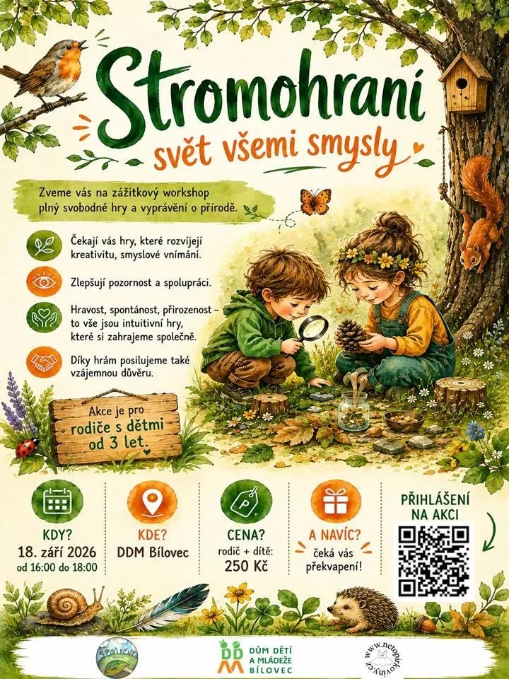 Stromohraní, svět všemi smysly