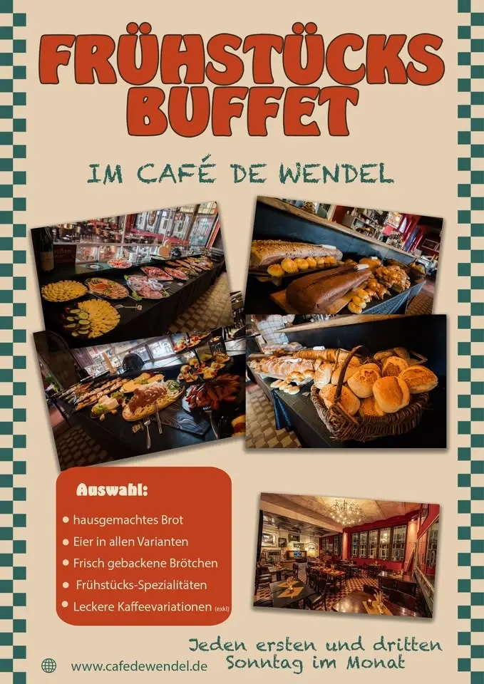 Frühstücksbuffet im Café de Wendel 