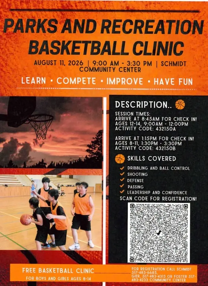 Lansing's Free Basketball Clinic!