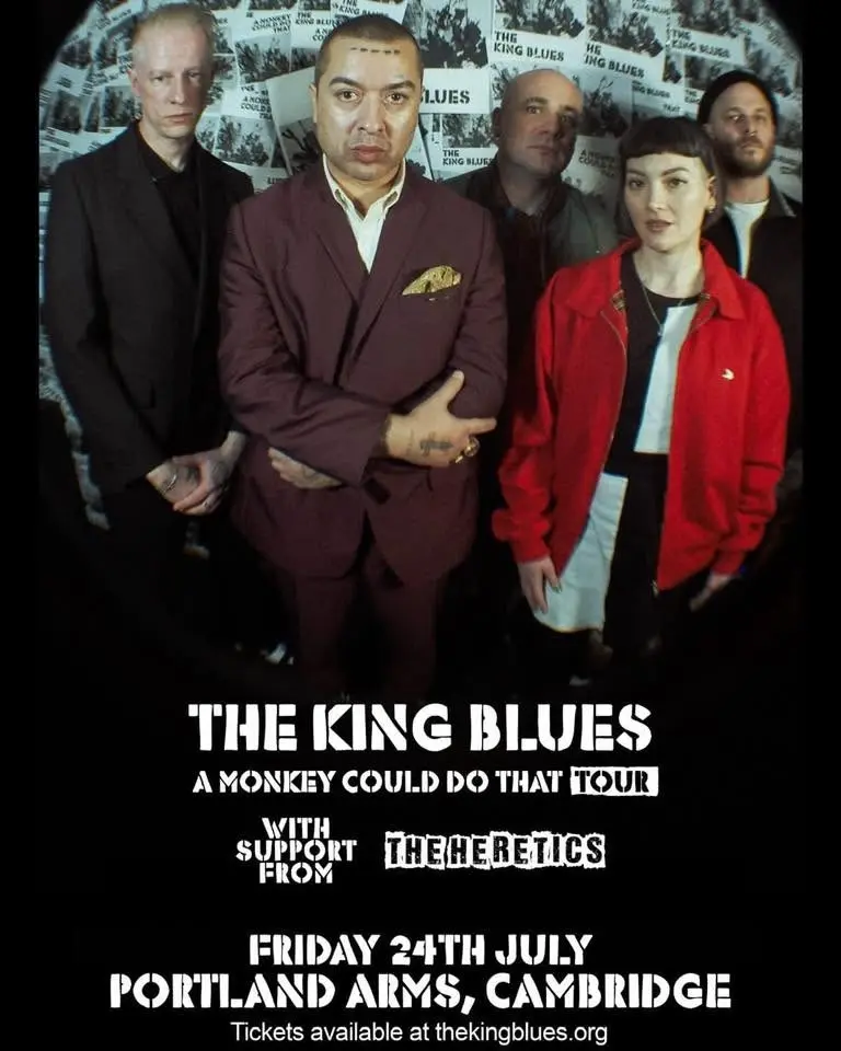 THE HERETICS SUPPORTING THE KING BLUES - CAMBRIDGE