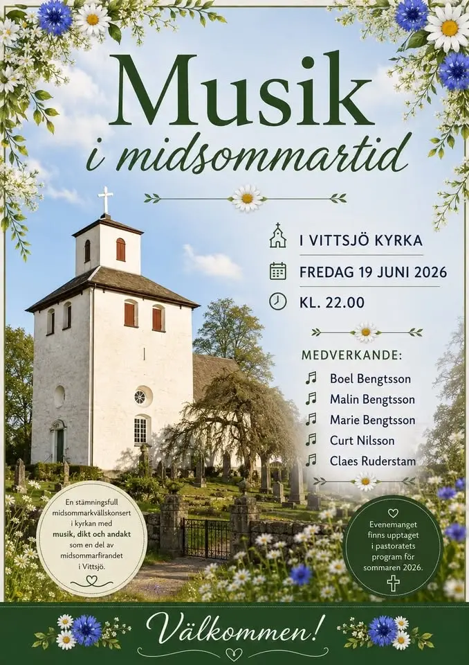 Musik i midsommartid, Vittsjö kyrka