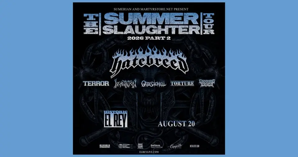 Hatebreed - The Summer Slaughter Tour 2026 | ABQ NM