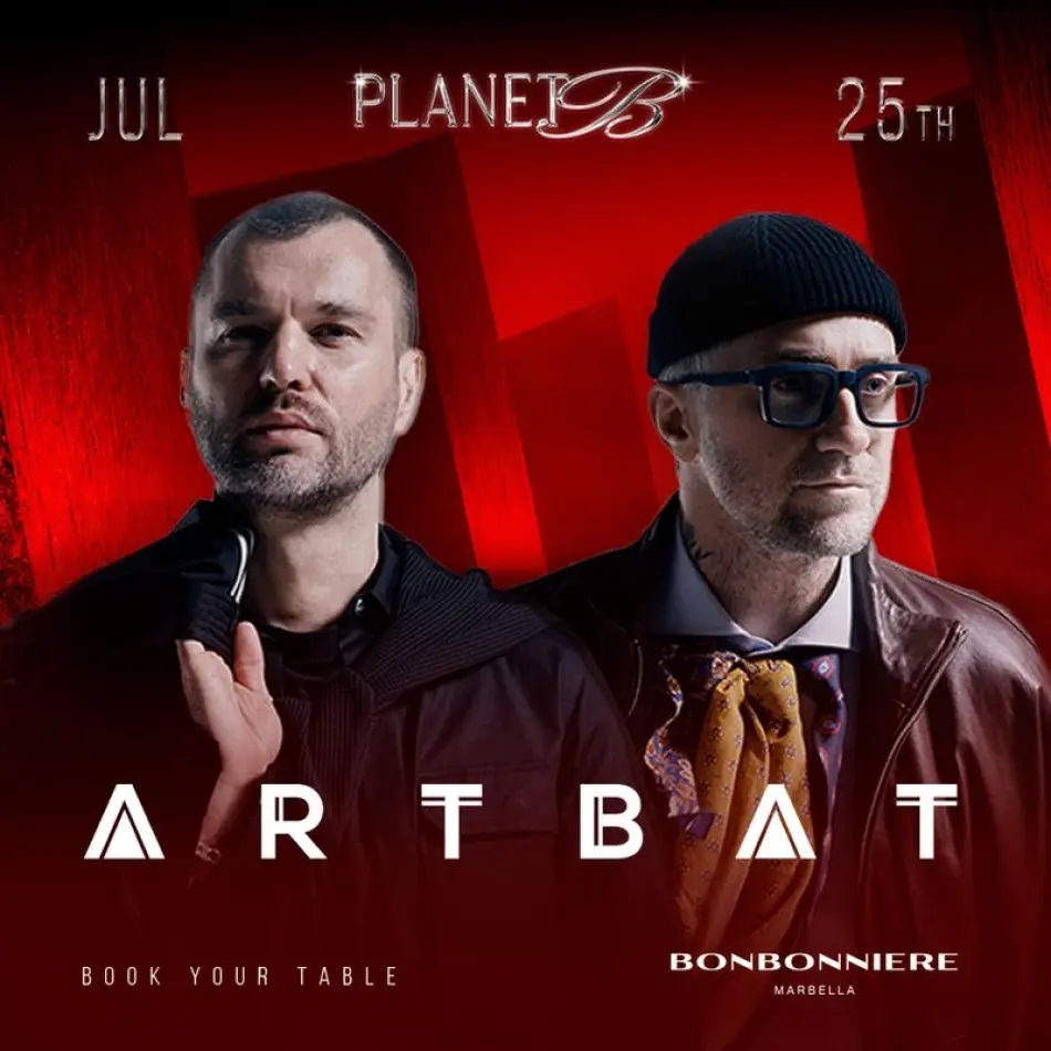 Bonbonniere Marbella presents an exclusive night with ARTBAT