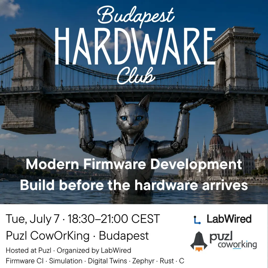 Budapest Hardware Club #1: Modern Firmware Development