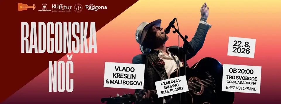 Radgonska noč 2026: Vlado Kreslin & Mali bogovi