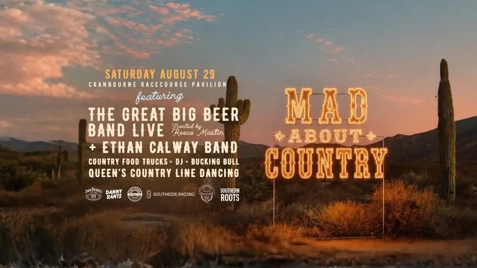 MAD ABOUT COUNTRY | SAT 29 AUG | CRANBOURNE