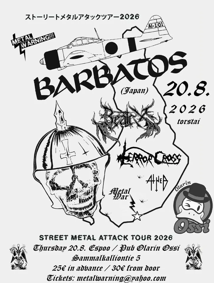 BARBATOS (Japan) + TERROR CROSS + BEATRIX + ATHEB