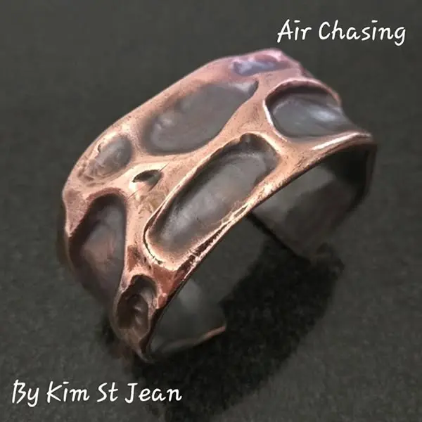 Air Chasing - Copper Pipe Cuff - In-Person Jewelry Class