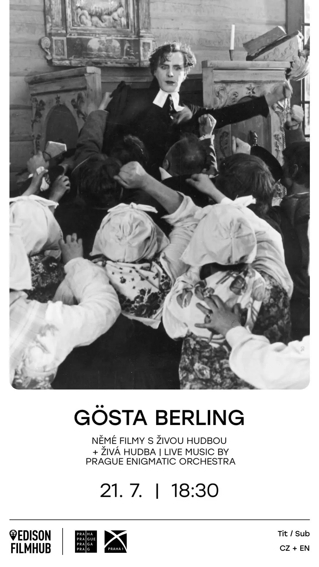 Gösta Berling – Němé filmy s živou hudbou / Silent Film with Live Music