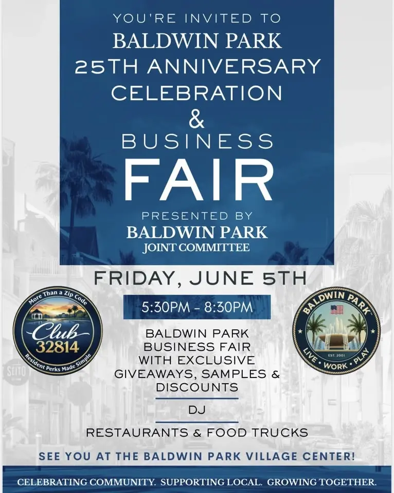 Baldwin Park 25th Anniversary Celebration and Business Fair
