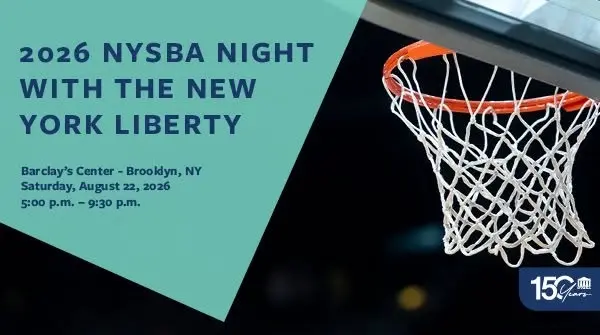 2026 NYSBA Night With the New York Liberty