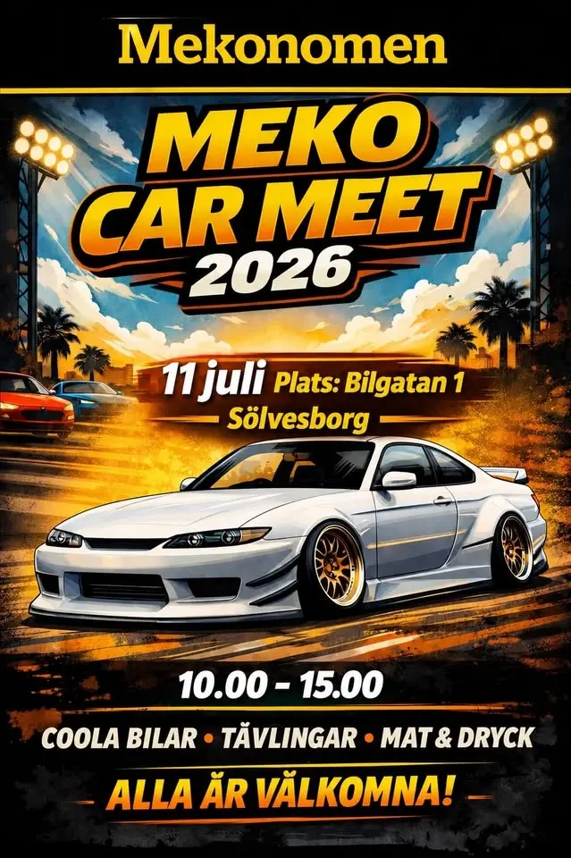 Meko Car Meet Sölvesborg 2026