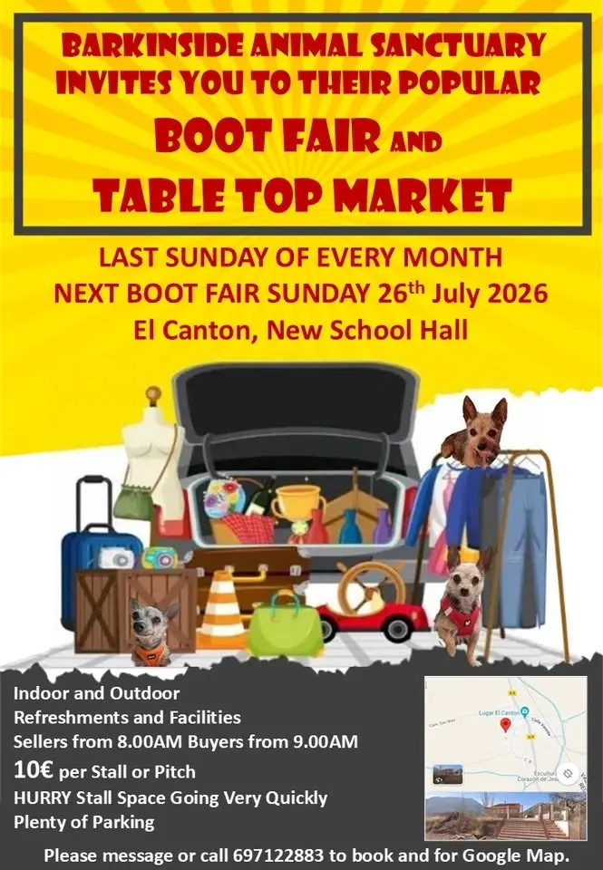 Barkinside Bootfair and Table top