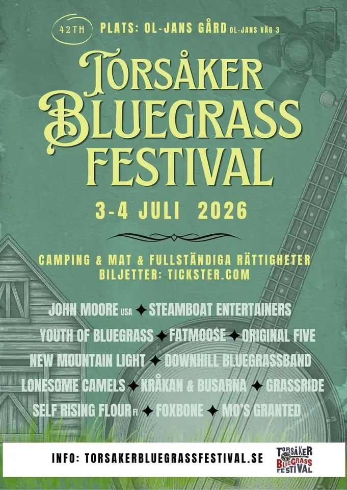 Torsåker Bluegrassfestival 2026