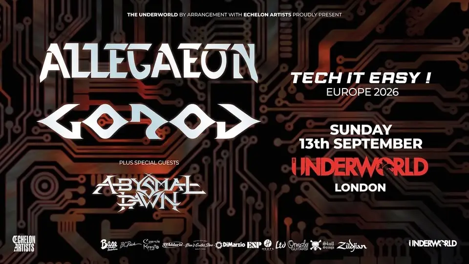 ALLEGAEON x GOROD at The Underworld - London