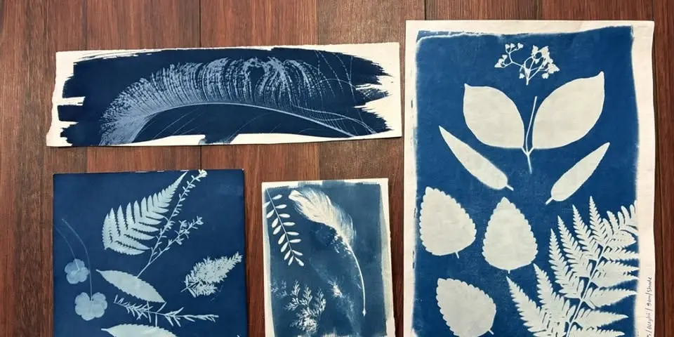 Cyanotype printing