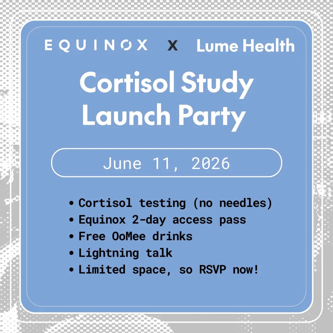 Equinox x Lume: Cortisol Study Launch Party