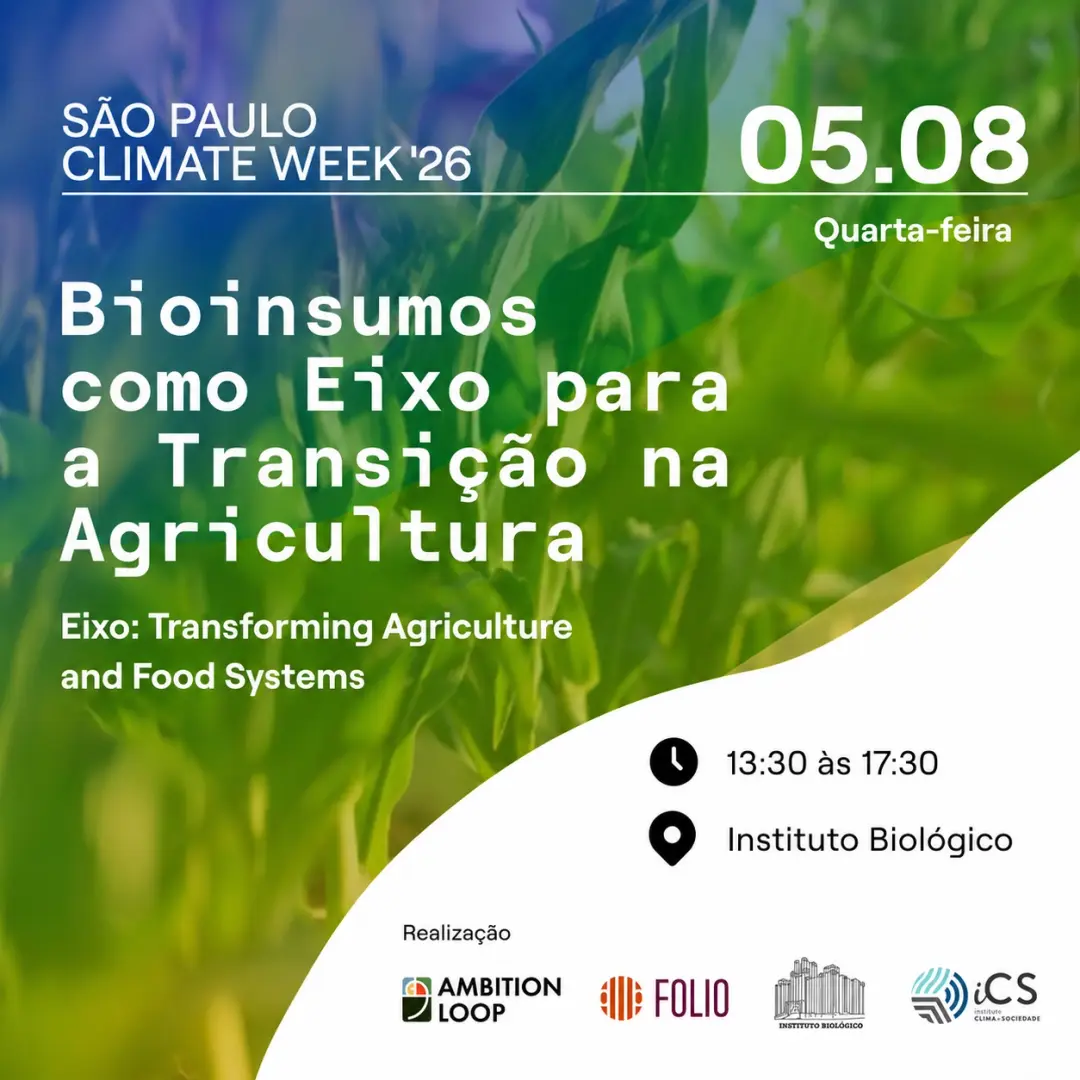 Bioinsumos como Eixo para a Transição na Agricultura | SP Climate Week