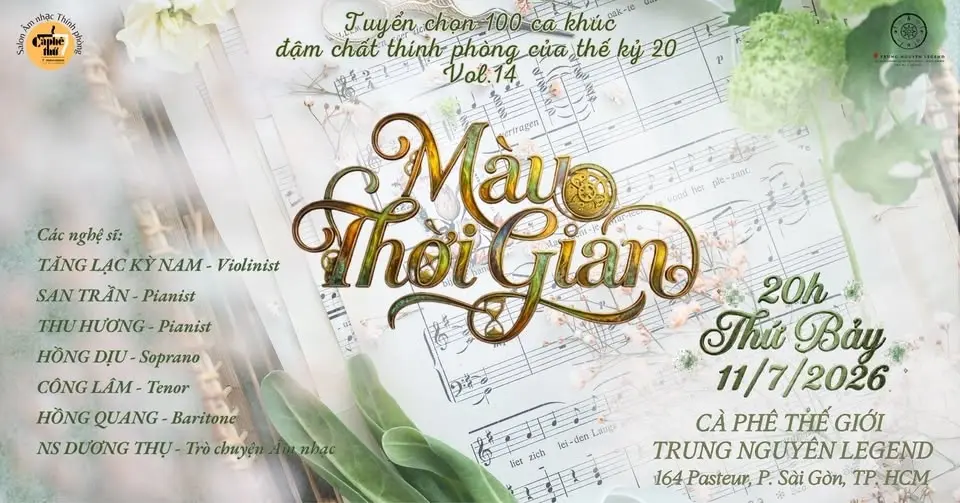 SLAN: MÀU THỜI GIAN - 100 ca khúc Việt Nam đậm chất thính phòng của thế kỷ 20 & Âm nhạc cổ điển