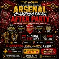 Arsenal Champions Parade After Party (Ticket only event)