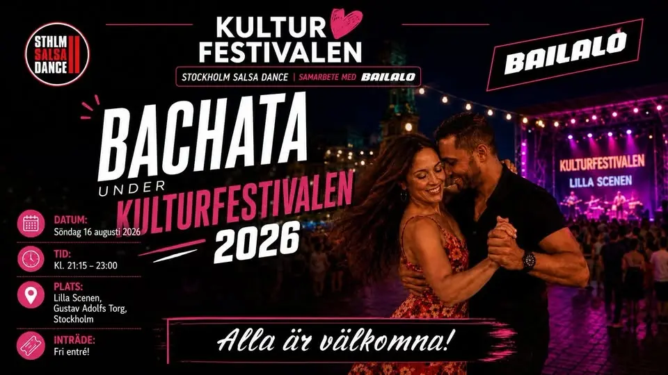 Bachata under Kulturfestivalen 2026