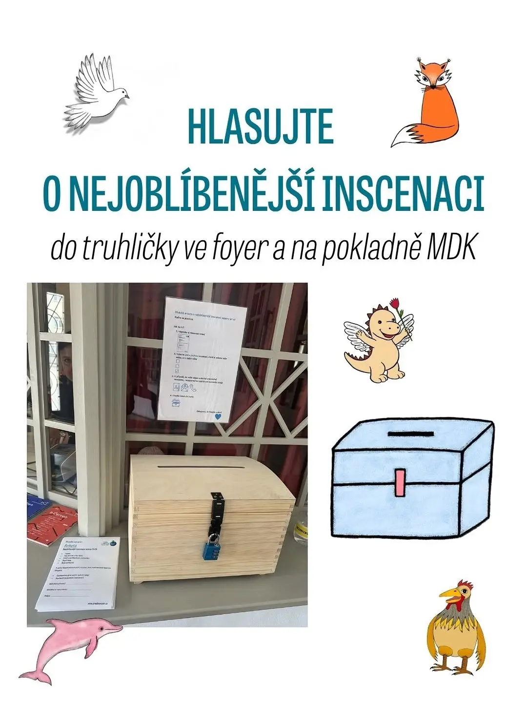 Malé kladenské Dionýsie – Vyhlášení nejoblíbenější inscenace sezony 2025/26