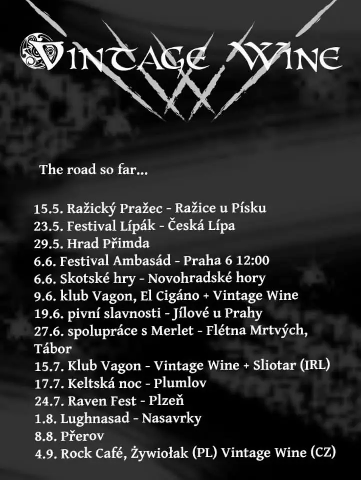 Keltská středa: VINTAGE WINE + SLIOTAR (IRL)